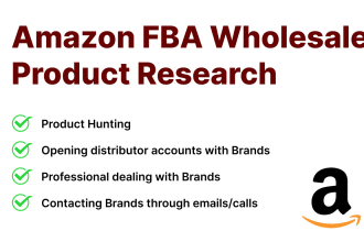 do amazon fba wholesale product research or product hunting for amazon wholesale
