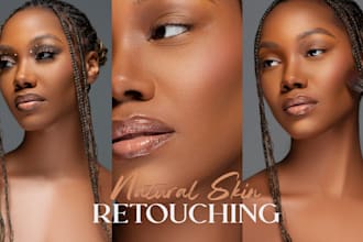 do natural skin retouching edit and colour correction
