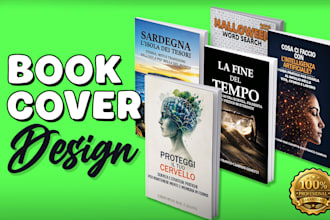 create a professional book cover design