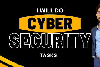 do cyber security tasks and provide trainings for soc side