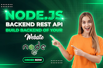 create backend in node js or nest js