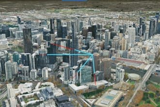 develop  custom 3d web gis app using cesium js