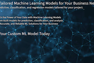 build custom ml models for prediction, classification and regression