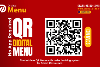 setup a saas based qr menu with order booking system