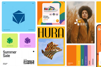 design professional brand guidelines and brand style guide for your business
