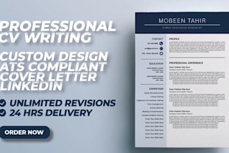 build and design ats resume cover letter and linkedin