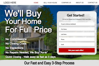 build your real estate investor and lead generation website