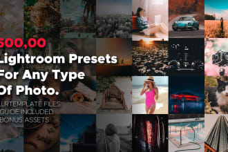 give you a huge package of lightroom presets