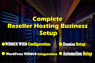 design reseller web hosting business with whmcs and wordpress