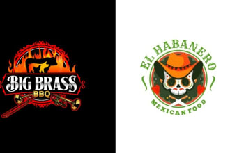 do creative food drink cooking restaurant food shop logo design