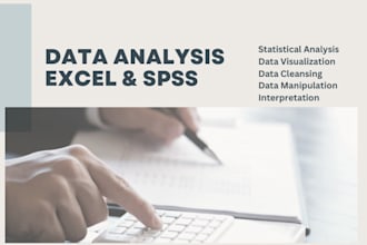 do data analysis using excel,spss