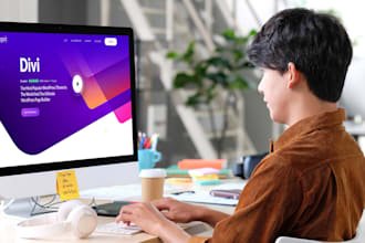 design a professional wordpress website with divi