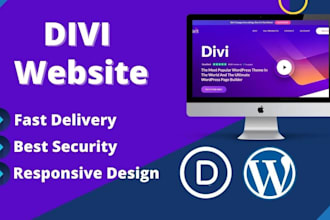 build a professional wordpress website with divi theme