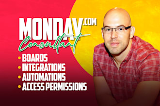 configure and admin monday work, CRM, dev and service
