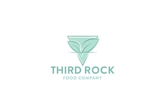 design reputed and competent third rock food company logo