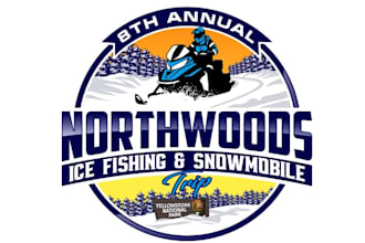 design wonderful snow mobile logo
