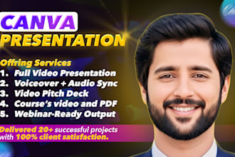 canva online webinar and courses video presentation
