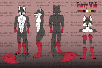 draw a gaming banner,reference sheet or fb pfp