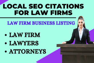 do niche citations for law firm, lawyers, attorneys SEO