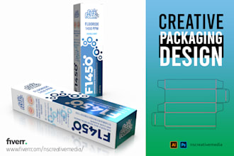 do winning product packaging and label design with die lines