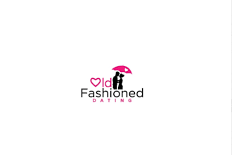 design quality umbrella logo with satisfaction guaranteed