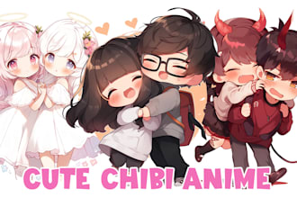 design a cute chibi anime character for you