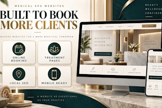build a medical spa and aesthetic clinic wordpress website with booking