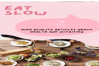 write high quality articles on health and nutrition