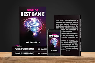 do a stunning book cover design, ebook cover, kindle cover