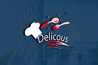 design a creative restaurant, bakery or food truck logo