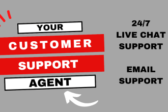 be your live chat, email support agent