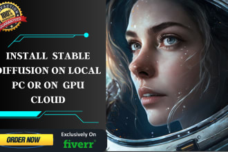 install, setup stable diffusion locally or on GPU cloud