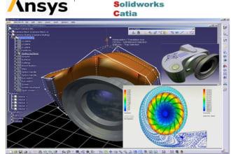 do cfd analysis and  product design on ansys, fusion 360 and catia