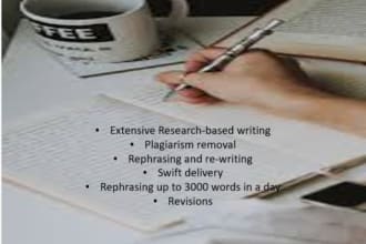 write summaries and research articles news stories blog posts and web content