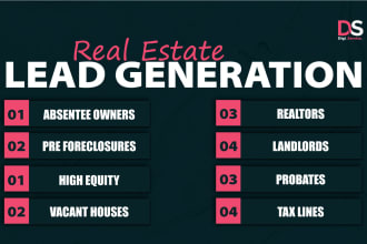 do real estate lead generation, motivated sellers, cash buyers with skip tracing