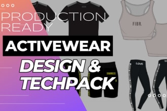 create your activewear fitness tech pack