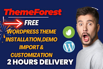 install wordpress themeforest theme import demo
