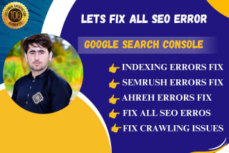 fix google search console,semrush ,ahref and moze reported errors