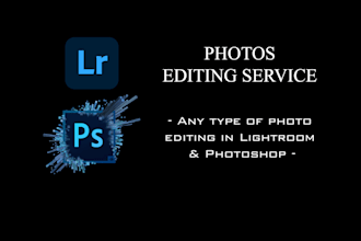 retouch a block of photos in lightroom and photoshop