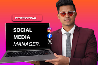 be your social media content marketing manager