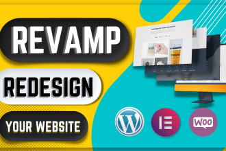 revamp and redesign or duplicate copy clone your wordpress website by elementor