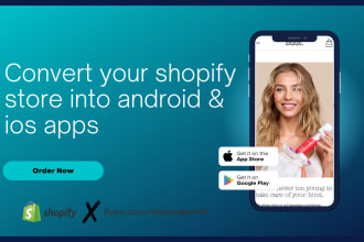 convert your shopify store into android and ios apps