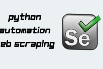 python bots, browser automation, and scrapers with selenium