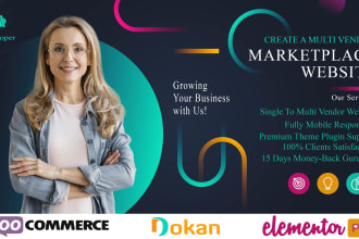 create a multi vendor marketplace website