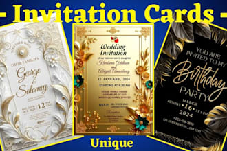 designs invitations for every occasion, kids birthday, party, wedding invitation