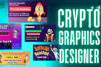 create captivating crypto graphics for your brand