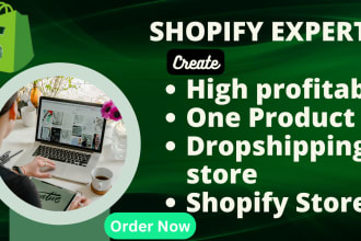 build passive income one product shopify store,dropshipping store