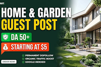 publish a permanent home and garden guest post on da 50 plus blog
