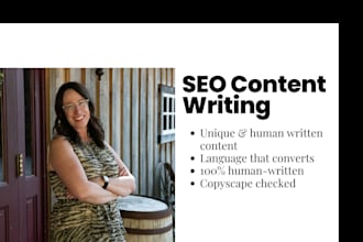 be your SEO content writer