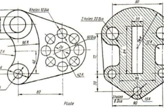 do 2d engineering drawing in autocad